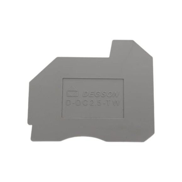Концевая пластина для DC2.5-TW Degson серая 100 шт D-DC2.5-TW-01P-11-00Z(H) Концевая пластина для DC2.5-TW Degson серая 100 шт D-DC2.5-TW-01P-11-00Z(H)
