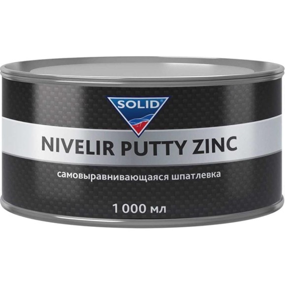Самовыравнивающаяся шпатлевка SOLID 506.6100 PROFESSIONAL LINE NIVELIR PUTTY ZINC (1000 мл) 506.0100