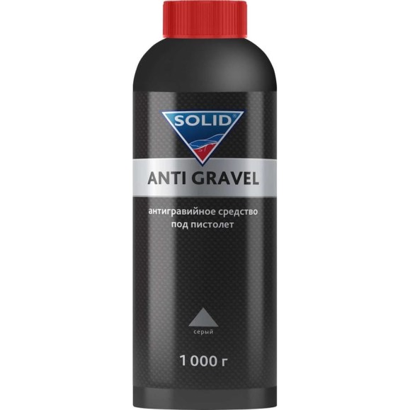 Антигравийное средство под пистолет серый SOLID PROF ANTI GRAVEL 1кг ПЭТ 1000.10.G Антигравийное средство под пистолет серый SOLID PROF ANTI GRAVEL 1кг ПЭТ 1000.10.G