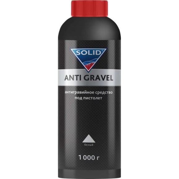 Антигравийное средство под пистолет белый SOLID PROF ANTI GRAVEL 1кг, ПЭТ 1000.12.W Антигравийное средство под пистолет белый SOLID PROF ANTI GRAVEL 1кг, ПЭТ 1000.12.W