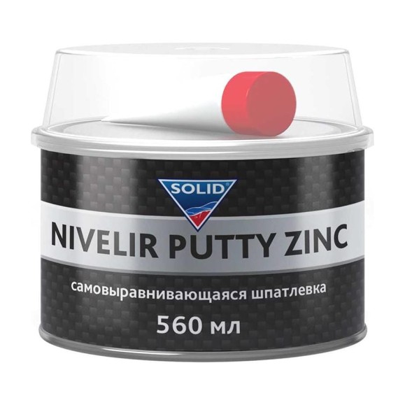 Самовыравнивающаяся шпатлевка SOLID PROFESSIONAL LINE NIVELIR PUTTY ZINC (560 мл) 506.0560