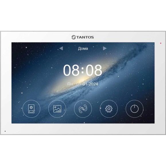 Координатный монитор цветного видеодомофона Tantos Violet HD Wi-Fi (White) VZ 10 дюймов 00-00328429