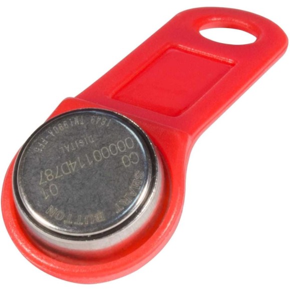 Ключ Tantos TM1990A iButton TS красный Touch Memory TM1990A-F5 00-00068831 Ключ Tantos TM1990A iButton TS красный Touch Memory TM1990A-F5 00-00068831
