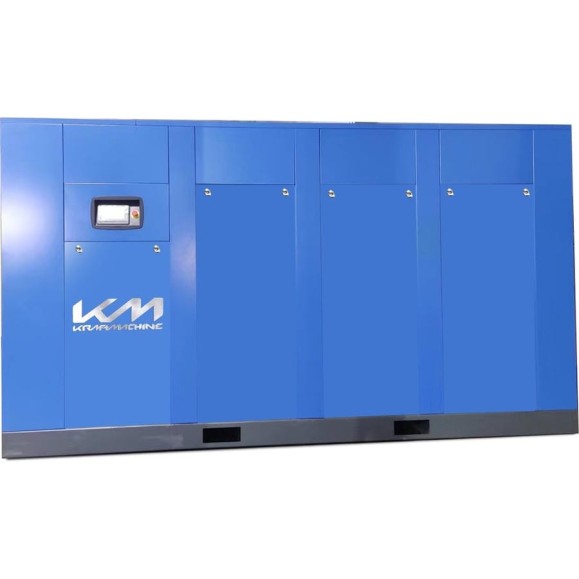 Винтовой электрический маслозаполненный компрессор KRAFTMACHINE KM250-10пВ (IP54, серия АВ, ЧРП) KMMV250100PB55IJHAB