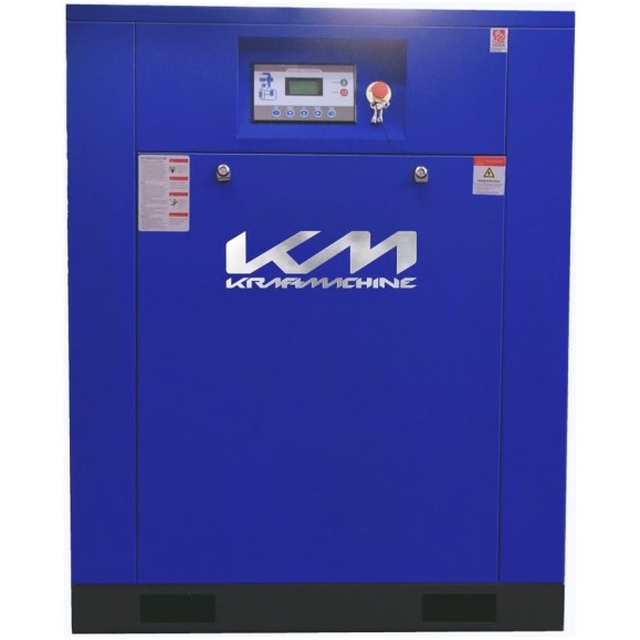 Винтовой электрический маслозаполненный компрессор KRAFTMACHINE KM30-8рВ (IP54, серия АС) KMMV0300800RC55JH