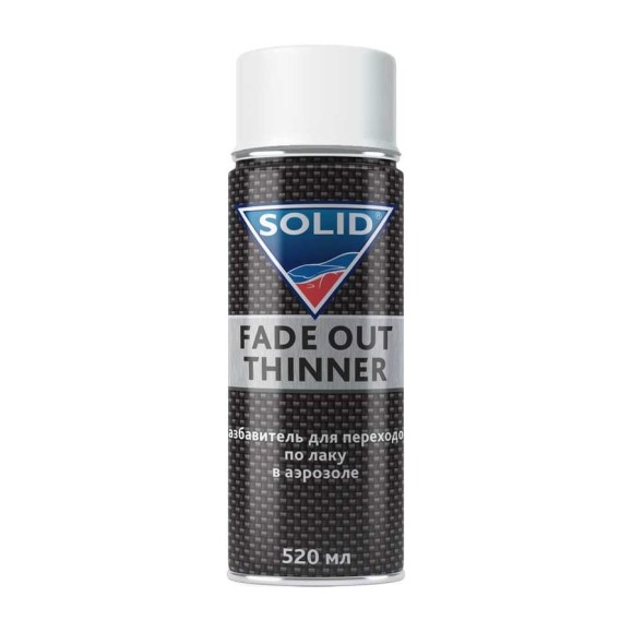 Разбавитель для переходов по лаку SOLID PROFESSIONAL LINE FADE OUT THINNER (фасовка 520 мл) 520.5520 Разбавитель для переходов по лаку SOLID PROFESSIONAL LINE FADE OUT THINNER (фасовка 520 мл) 520.5520