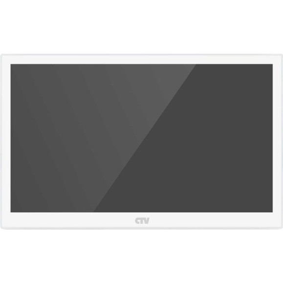 Монитор видеодомофона CTV M5101 W, с технологией Touch Screen, поддержка форматов AHD, TVI, CVI и CVBS, встроенный модуль Wi-Fi, белый 10-0001011