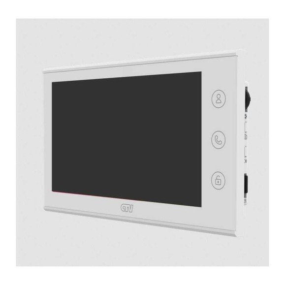 Монитор видеодомофона CTV -M5700 W, поддержка форматов AHD, TVI, CVI и CVBS с разрешением 1080p/720p/960H, встроенный модуль Wi-Fi, белый 10-0000967 Монитор видеодомофона CTV -M5700 W, поддержка форматов AHD, TVI, CVI и CVBS с разрешением 1080p/720p/960H, встроенный модуль Wi-Fi, белый 10-0000967