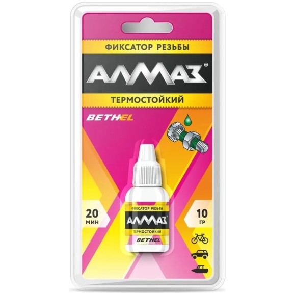 Фиксатор резьбы Алмаз Термостойкий 10 г AG-549