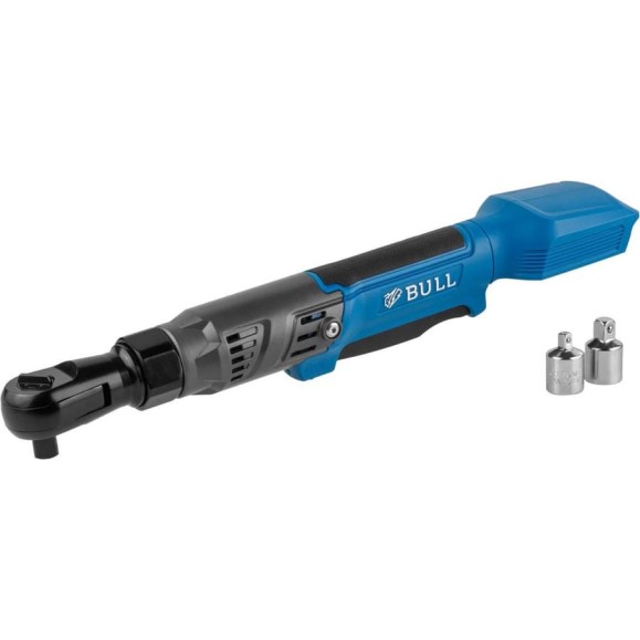 Аккумуляторная угловая трещотка (гайковерт) BULL CRW 9020 в кор. 90 Нм, 0-200 об/мин., LED 1333566 Аккумуляторная угловая трещотка (гайковерт) BULL CRW 9020 в кор. 90 Нм, 0-200 об/мин., LED 1333566