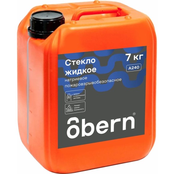 Жидкое стекло Obern 7 кг 13469 Жидкое стекло Obern 7 кг 13469