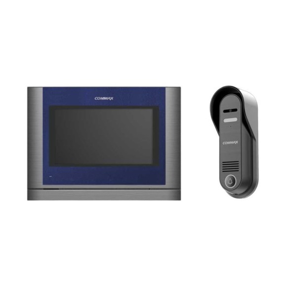 HD Комплект видеодомофона и вызывной панели COMMAX CDV-704MA(синий)/DRC-4CPHD2(темно-серый) HD Комплект видеодомофона и вызывной панели COMMAX CDV-704MA(синий)/DRC-4CPHD2(темно-серый)