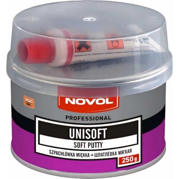 Шпатлевка Novol Unisoft 0.25 кг X6121443 Шпатлевка Novol Unisoft 0.25 кг X6121443