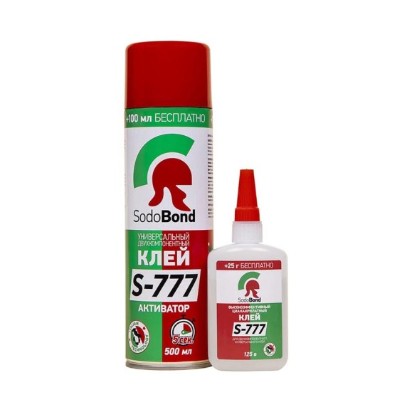 Двухкомпонентный клей SODOBOND 125 гр+500 мл 4631140040128 Двухкомпонентный клей SODOBOND 125 гр+500 мл 4631140040128