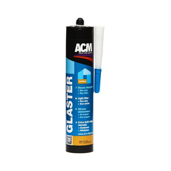 Суперлегкая шпатлёвка ACM GLASTER 300 мл 30030 Суперлегкая шпатлёвка ACM GLASTER 300 мл 30030