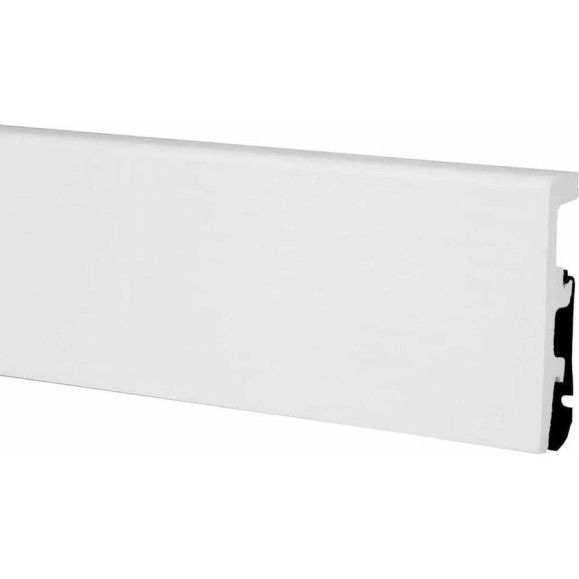 Плинтус Arbiton Integra HDPS 01 Белый, 2400x80x20 мм 550594 Плинтус Arbiton Integra HDPS 01 Белый, 2400x80x20 мм 550594