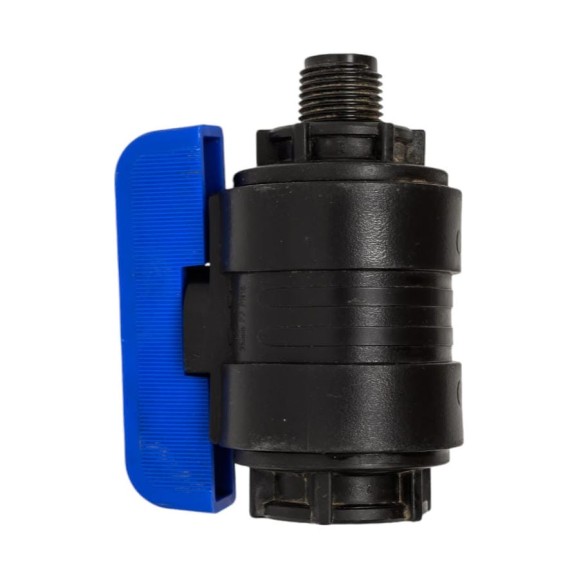 Компрессионный шаровой кран VALFEX ПНД НР/ВН резьба разборный 1/2"-3/4"Ду20 1210020012034 Компрессионный шаровой кран VALFEX ПНД НР/ВН резьба разборный 1/2"-3/4"Ду20 1210020012034