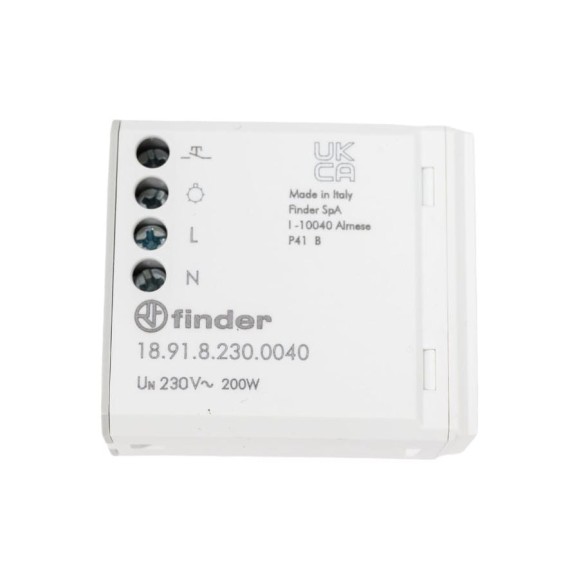 Детектор движения Finder, установка в монт. коробке, выход 1no 200вт 230в ас, питан, 189182300040 Детектор движения Finder, установка в монт. коробке, выход 1no 200вт 230в ас, питан, 189182300040