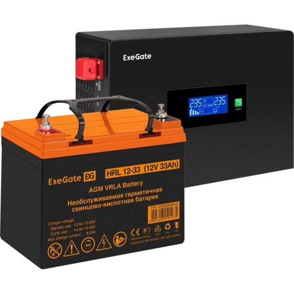 Комплект ИБП ExeGate EX295993RUS + батарея 33Aч EX285664RUS 1шт инвертор, синус, для котла, PF=1, настенный IdealSine SR-1000.LCD.2SH 1000VA/1000W, чистая синусоида 297406 Комплект ИБП ExeGate EX295993RUS + батарея 33Aч EX285664RUS 1шт инвертор, синус, для котла, PF=1, настенный IdealSine SR-1000.LCD.2SH 1000VA/1000W, чистая синусоида 297406