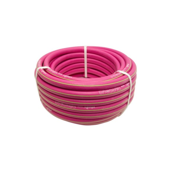 Шланг POLYAGRO ТЭП 1/2", 25 м, фуксия, резиновый армированный трёхслойный морозостойкий 7558425 Шланг POLYAGRO ТЭП 1/2", 25 м, фуксия, резиновый армированный трёхслойный морозостойкий 7558425