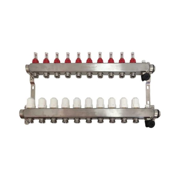 Коллекторный блок с расходомерами PROFLINE 10 выходов 1x3/4 УТ-00049407