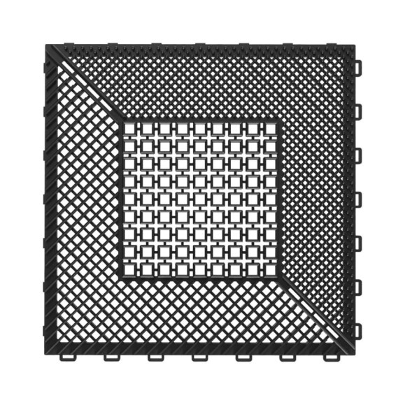 Покрытие грязезащитное модульное PALITRA TECHNOLOGY тип 1, чёрный 51959-1-B Покрытие грязезащитное модульное PALITRA TECHNOLOGY тип 1, чёрный 51959-1-B