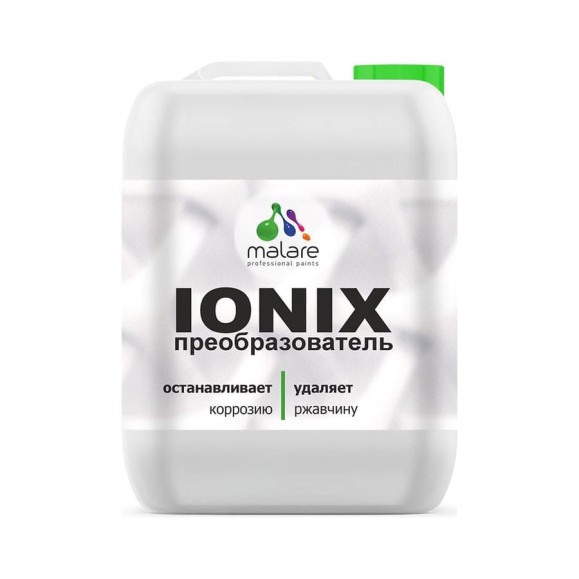Преобразователь ржавчины с ионами цинка IONIX для авто/ удалитель ржавчины с металла универсальный MALARE 10 л. ПРРЖПР1000 Преобразователь ржавчины с ионами цинка IONIX для авто/ удалитель ржавчины с металла универсальный MALARE 10 л. ПРРЖПР1000