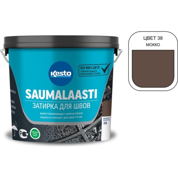Затирка для плитки Kesto Saumalaasti № 38 мокко, 3 кг 87322