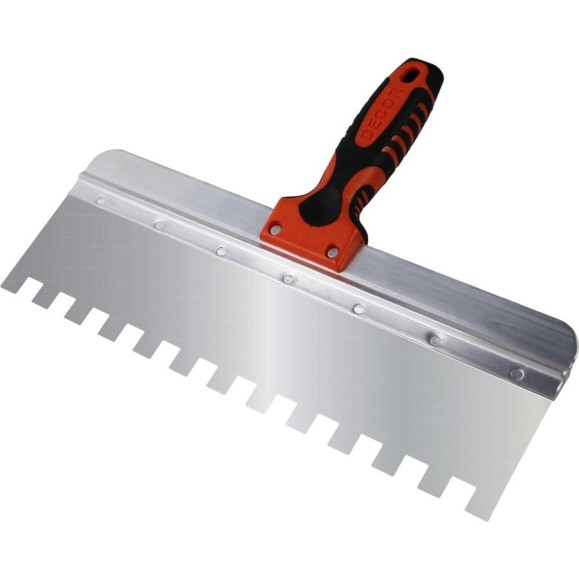 Шпатель DECOR 350 мм, зуб 14x14 мм, 0.5 мм 320-1435 11613632
