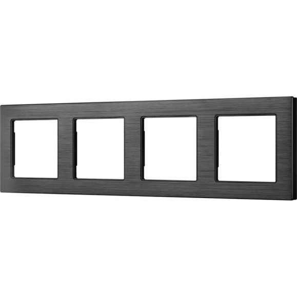 Рамка Arlight алюминиевая FRM-PRESTO-ALS-4-BK 1шт 043862 Рамка Arlight алюминиевая FRM-PRESTO-ALS-4-BK 1шт 043862