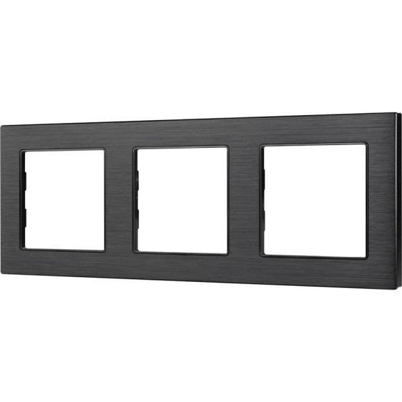 Рамка Arlight алюминиевая FRM-PRESTO-ALS-3-BK 1шт 043857 Рамка Arlight алюминиевая FRM-PRESTO-ALS-3-BK 1шт 043857