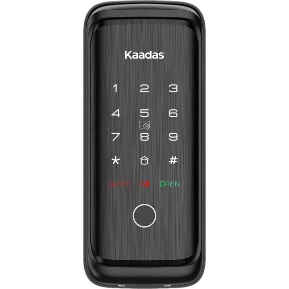 Электронный дверной накладной замок KAADAS R8-5 с отпечатком пальца черный R8-5 черный УТ-00005259 Электронный дверной накладной замок KAADAS R8-5 с отпечатком пальца черный R8-5 черный УТ-00005259