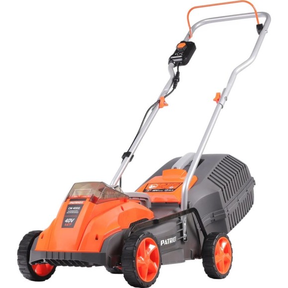 Газонокосилка аккумуляторная Patriot CM4000, 40В платформа LCT, 32см, бесщёточный дв, травосб. 30л, без АКБ и ЗУ 250204000 Газонокосилка аккумуляторная Patriot CM4000, 40В платформа LCT, 32см, бесщёточный дв, травосб. 30л, без АКБ и ЗУ 250204000