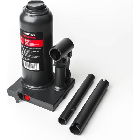 Домкрат бутылочный, двухштоковый, профессиональный RUNTEC 2 т, 170-380 мм TECHNIC RT-WJ2T Домкрат бутылочный, двухштоковый, профессиональный RUNTEC 2 т, 170-380 мм TECHNIC RT-WJ2T