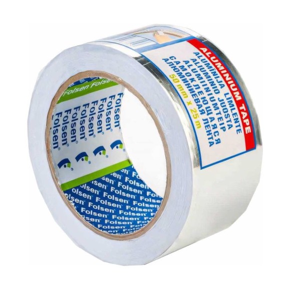 Алюминиевая лента Folsen 50мм x 25м 63мкм 074252