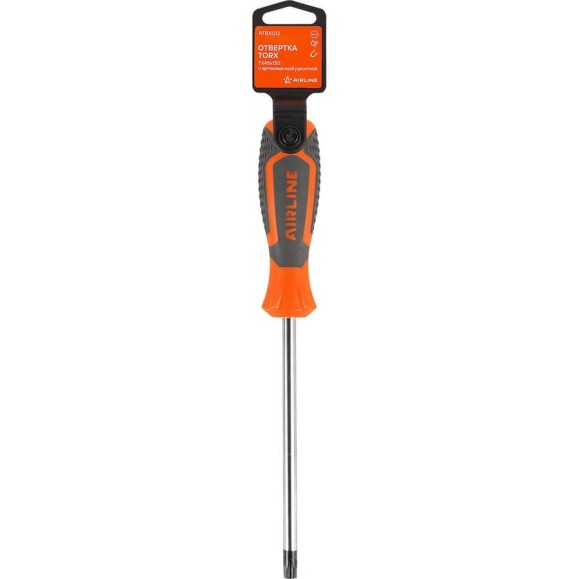 Отвертка Airline TORX TX45x150 мм, с эргономичной рукояткой, магнитная, пластиковый подвес ATBX013 Отвертка Airline TORX TX45x150 мм, с эргономичной рукояткой, магнитная, пластиковый подвес ATBX013