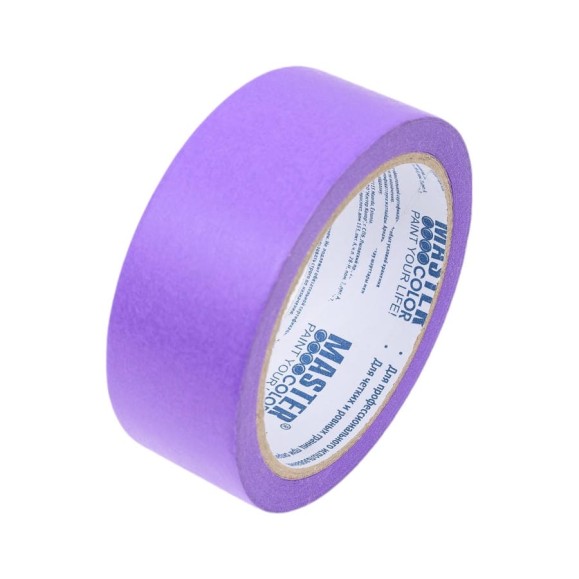 Малярная лента MASTER COLOR фиолетовая, для деликатных поверхностей, 36 мм x 25 м 30-6513 Малярная лента MASTER COLOR фиолетовая, для деликатных поверхностей, 36 мм x 25 м 30-6513