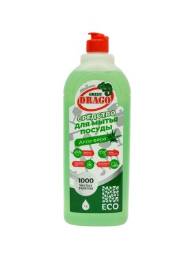 Средство для мытья посуды Green Drago с ароматом «Алоэ-вера», 1 л GD201000 Средство для мытья посуды Green Drago с ароматом «Алоэ-вера», 1 л GD201000