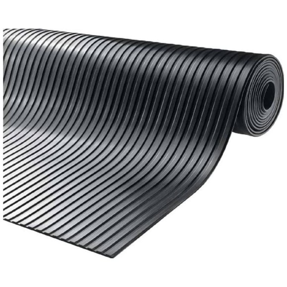 Резиновое рулонное покрытие ComeForte «Рифленка» 1х10 м Middle Ribbed rubber, средняя линия СС003243 Резиновое рулонное покрытие ComeForte «Рифленка» 1х10 м Middle Ribbed rubber, средняя линия СС003243