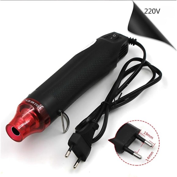 Фен для термоусадки Saros Polymer Мини, черный 220V 88025 Фен для термоусадки Saros Polymer Мини, черный 220V 88025