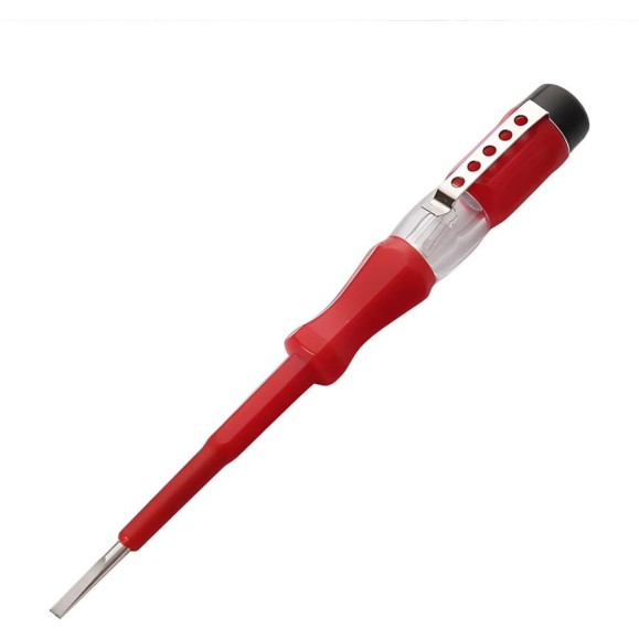 Отвертка-индикаторная Saros Polymer красная 88005 Отвертка-индикаторная Saros Polymer красная 88005