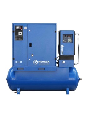Винтовой компрессор Remeza ВК15Т-16-500Д2 на ресивере, с рефрижераторным осушителем и дополнительными фильтрами УТ-00004303 Винтовой компрессор Remeza ВК15Т-16-500Д2 на ресивере, с рефрижераторным осушителем и дополнительными фильтрами УТ-00004303