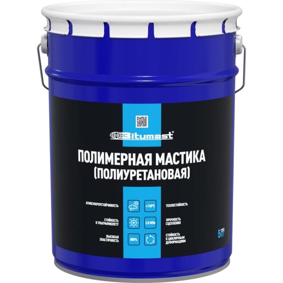 Мастика полиуретановая Bitumast 5 кг 4607952909045 Мастика полиуретановая Bitumast 5 кг 4607952909045