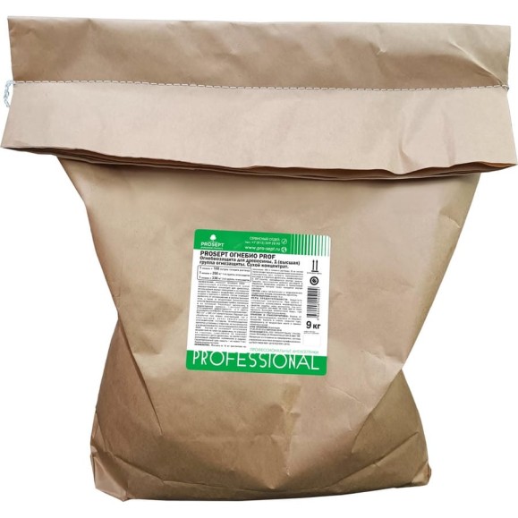 СУХОЙ КОНЦЕНТРАТ ОГНЕБИОЗАЩИТА 1 группа, PROSEPT 9 кг=60 л, 075-9 СУХОЙ КОНЦЕНТРАТ ОГНЕБИОЗАЩИТА 1 группа, PROSEPT 9 кг=60 л, 075-9