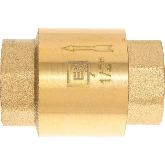 Клапан обратный (латунный золотник) PROEXPERT 1/2" PN 16 L01013201 Клапан обратный (латунный золотник) PROEXPERT 1/2" PN 16 L01013201