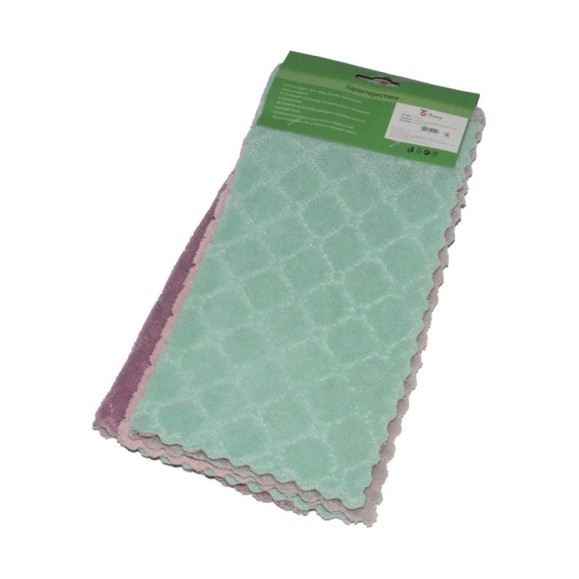 Тряпка для уборки baizheng 3PC LJW-0222 Тряпка для уборки baizheng 3PC LJW-0222