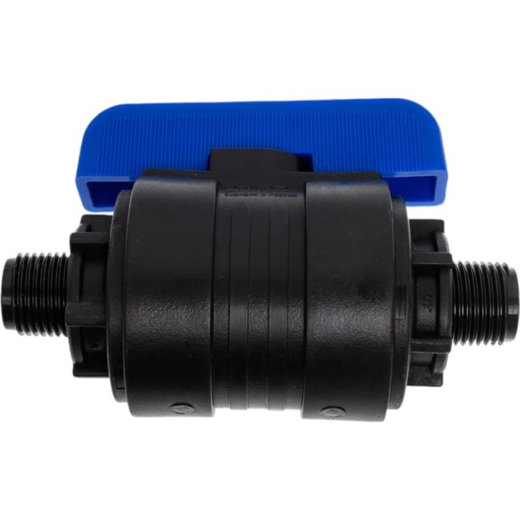 Компрессионный шаровой кран VALFEX ПНД НР/НР резьба разборный 1/2"-1/2" Ду20 1210220012012 Компрессионный шаровой кран VALFEX ПНД НР/НР резьба разборный 1/2"-1/2" Ду20 1210220012012