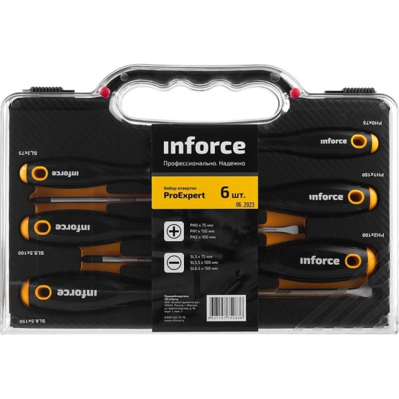 Набор отверток Inforce 6шт 06-09-71 Набор отверток Inforce 6шт 06-09-71