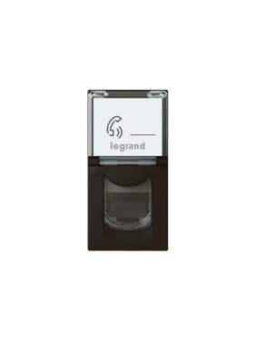 Розетка RJ 45 Legrand программа Mosaic категория 6, FTP, 1 модуль, матовая черная 079162L Розетка RJ 45 Legrand программа Mosaic категория 6, FTP, 1 модуль, матовая черная 079162L