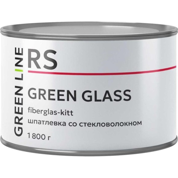Шпатлевка со стекловолокном GREEN LINE Green Glass 1800 г. 50RS – 1800 – GG Шпатлевка со стекловолокном GREEN LINE Green Glass 1800 г. 50RS – 1800 – GG